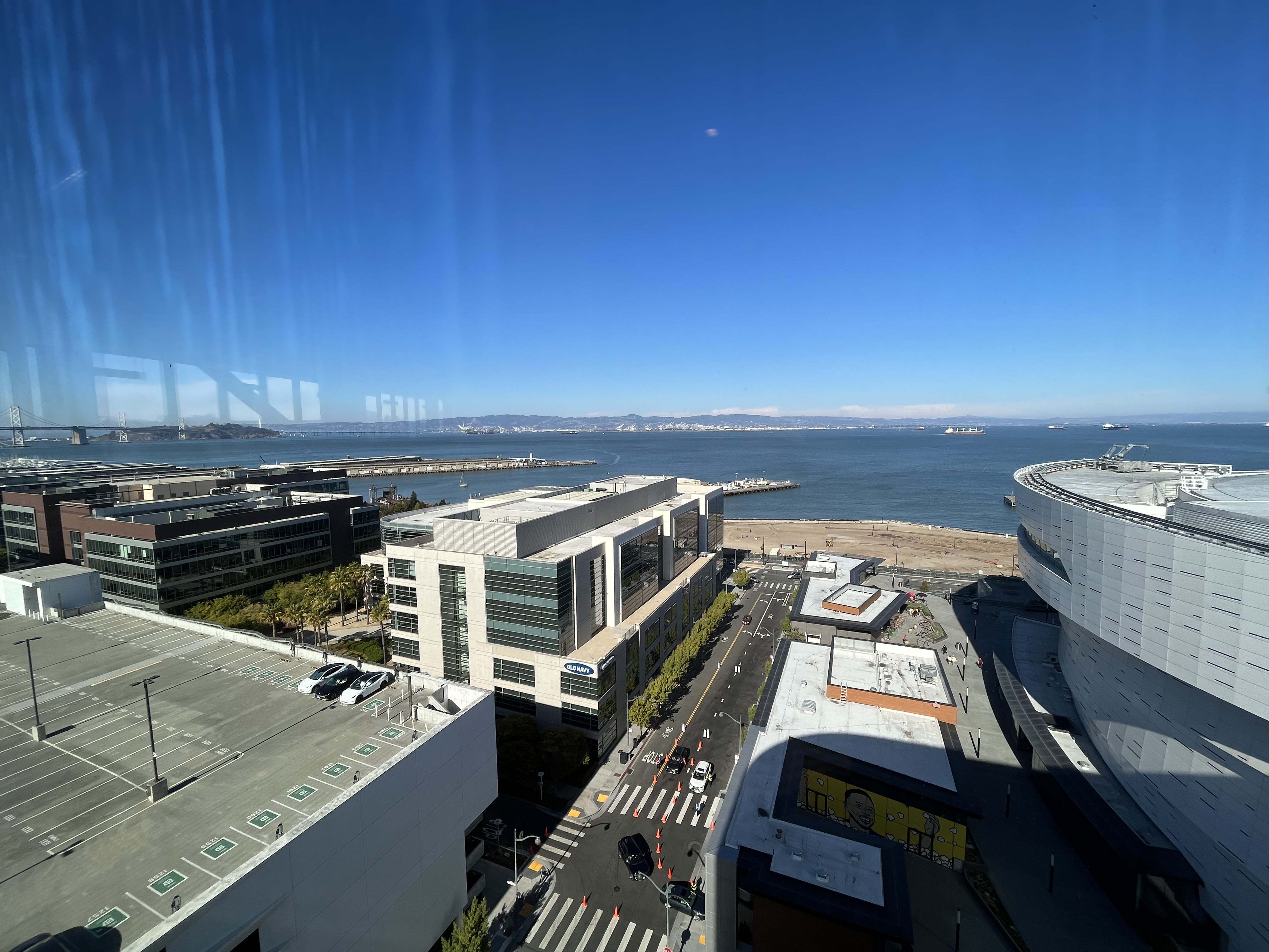 View of the bay from Uber office